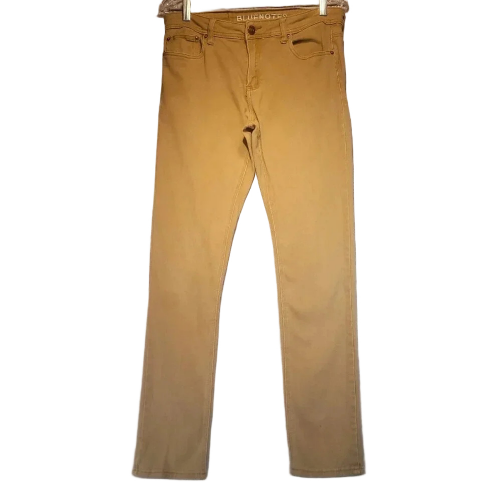 Blue Notes Tan Skinny Jeans Size 33/32